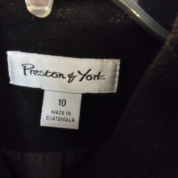 Preston and York 4 Button Wool Blend Coat - Picture 3 of 3